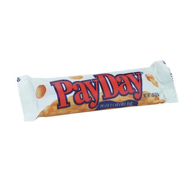 PAYDAY Peanut Caramel Candy, Bulk, Individually Wrapped, Bars (1.85 oz., 24 ct.)