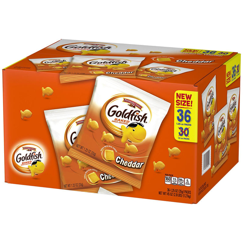 Pepperidge Farm Goldfish Cheddar Crackers (1.25 oz., 36 ct.)