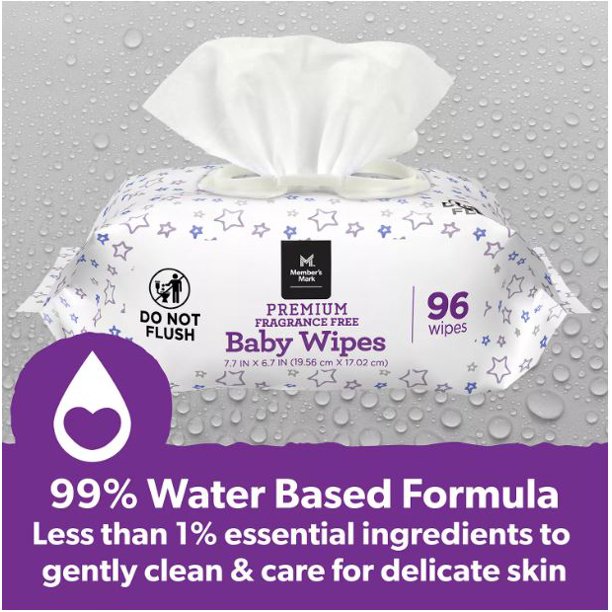 Member's Mark Premium Fragrance-Free Baby Wipes (1152 ct.)