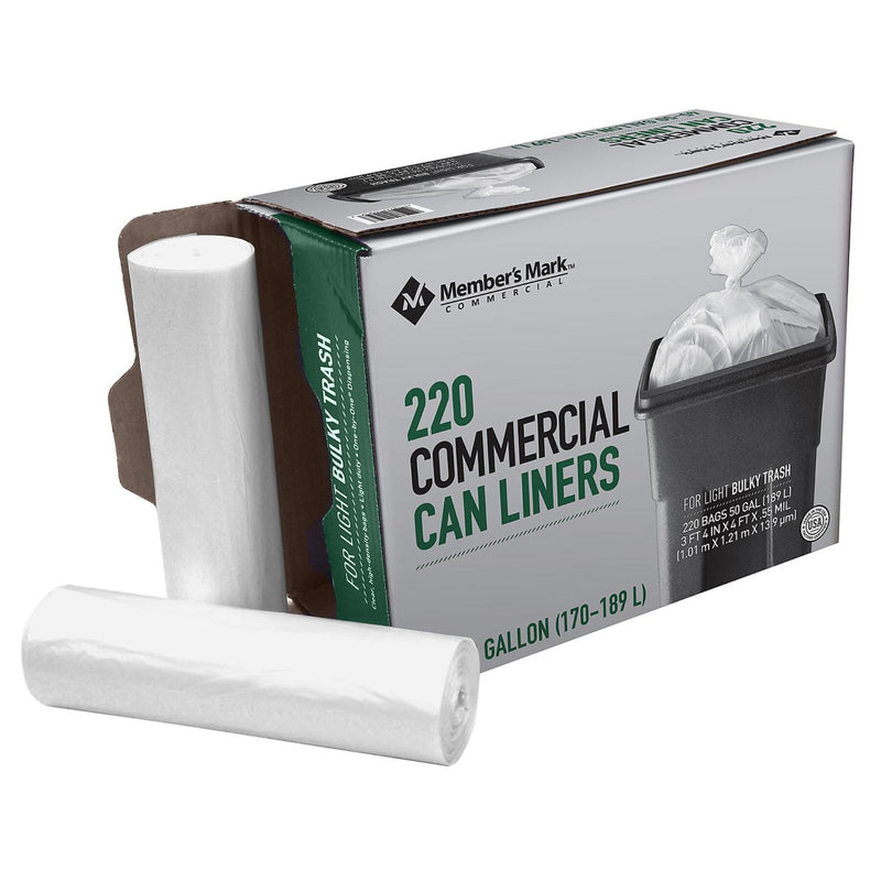 Member's Mark 45-50 Gallon Commercial Trash Bags (220 ct.)