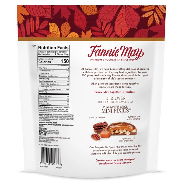 Fannie May Pumpkin Pie Spice Mini Pixies (18 oz.)