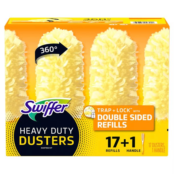 Swiffer Duster Heavy Duty Starter Kit, Handle + Refills (17 ct.)