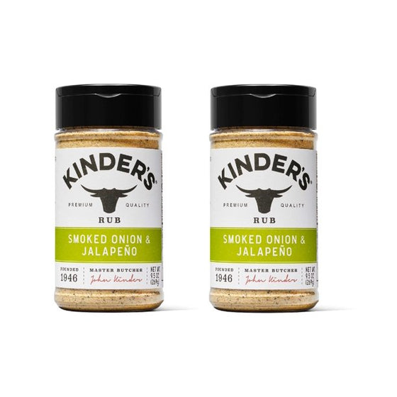 Kinder's Smoked Onion and Jalapeno Rub (9.5 oz.) 2pk