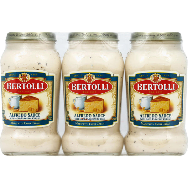 Bertolli Alfredo Sauce with Aged Parmesan Cheese (15 oz., 3 pk.)