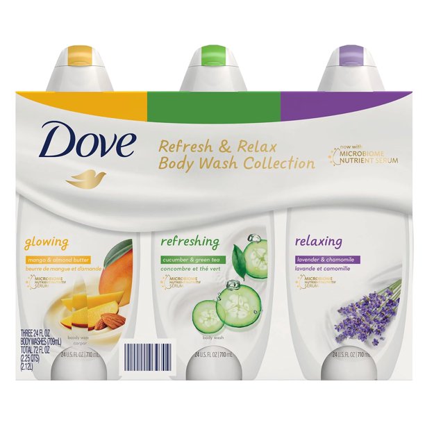 Dove Refresh & Relax Body Wash Collection (24 fl. oz., 3 pk.)