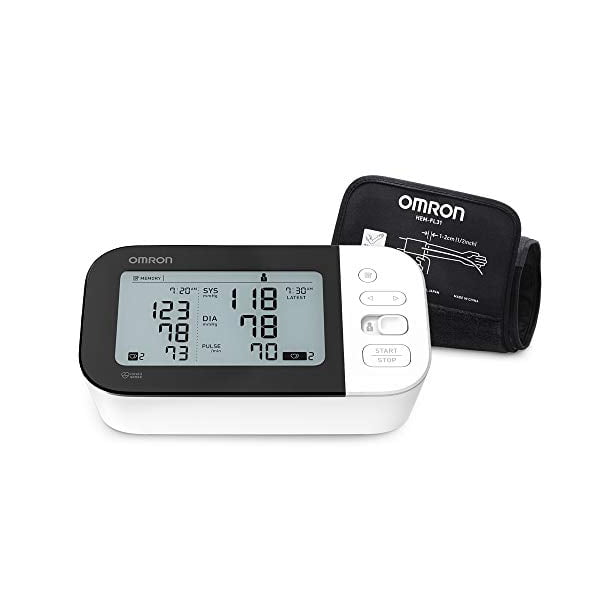 OMRON 7 Series Upper Arm Bluetooth Blood Pressure Monitor with AC Adapter