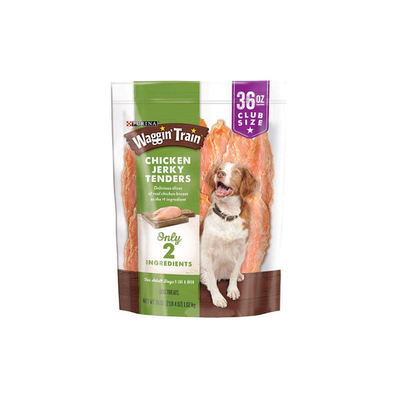 Purina Waggin Train Chicken Jerky Dog Treats, 36 oz