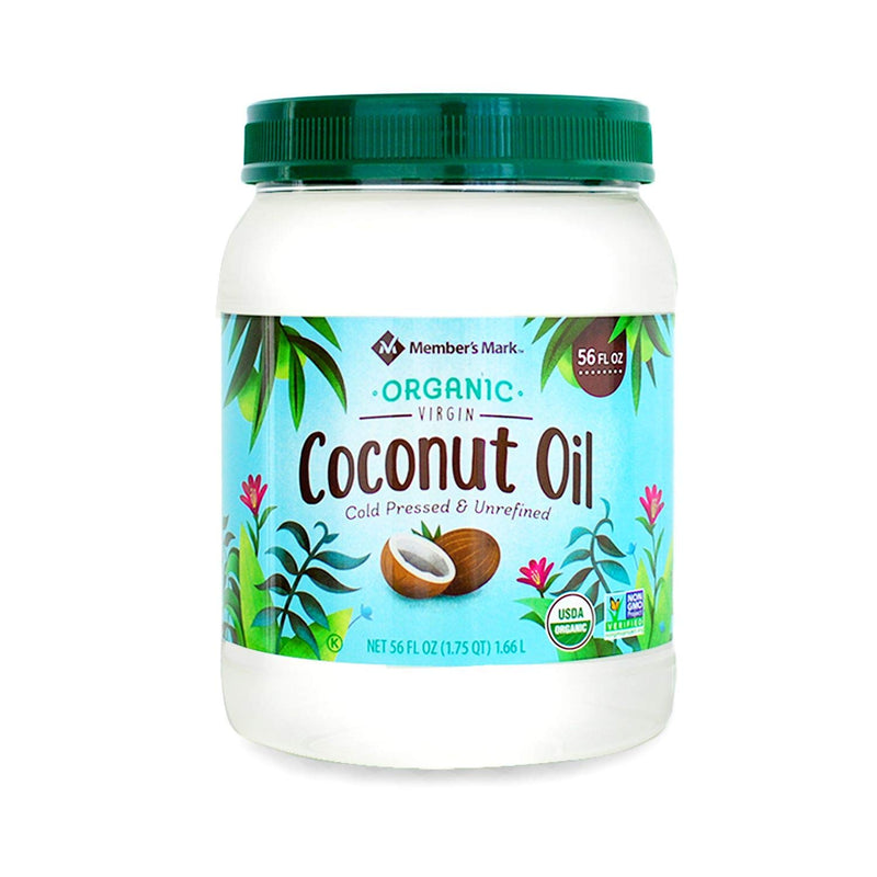 Member's Mark Organic Virgin Coconut Oil (56 oz.) (pack of 2)