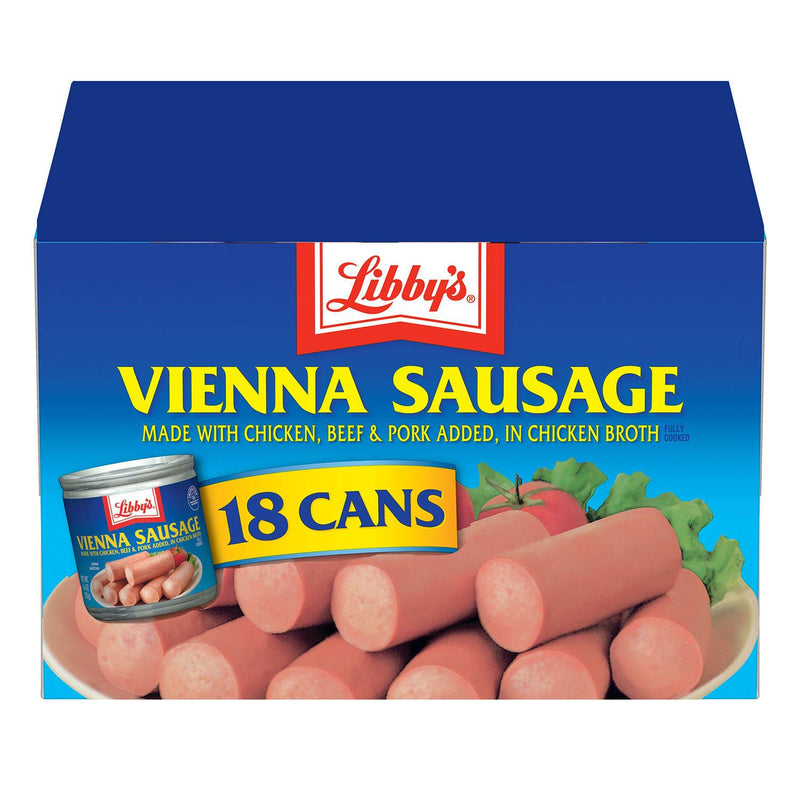 Libby's Vienna Sausage, Canned Sausage, 4.6 OZ (Pack of 18) pack of 2