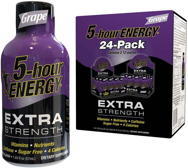 5-hour ENERGY Shot, Extra Strength, Grape (1.93 oz., 24 ct.)