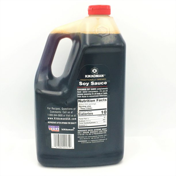 Kikkoman Naturally Brewed Soy Sauce - 1 gal.