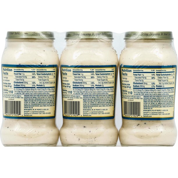 Bertolli Alfredo Sauce with Aged Parmesan Cheese (15 oz., 3 pk.)