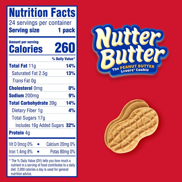 Nutter Butter Peanut Butter Sandwich Cookies (24 pk.)