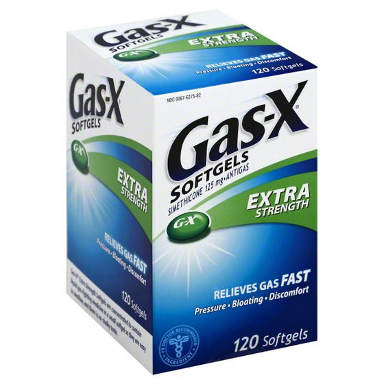 Gas-X Extra Strength Softgels 125 mg (120 ct.)