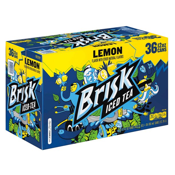 Lipton Brisk Lemon Iced Tea (12 oz., 36 pk.)