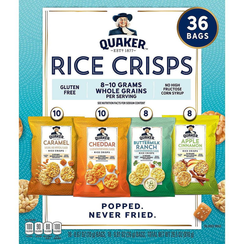 Quaker Rice Crisps (36pk)