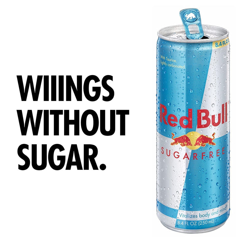 Red Bull Energy Drink Sugar Free, 24 Ct