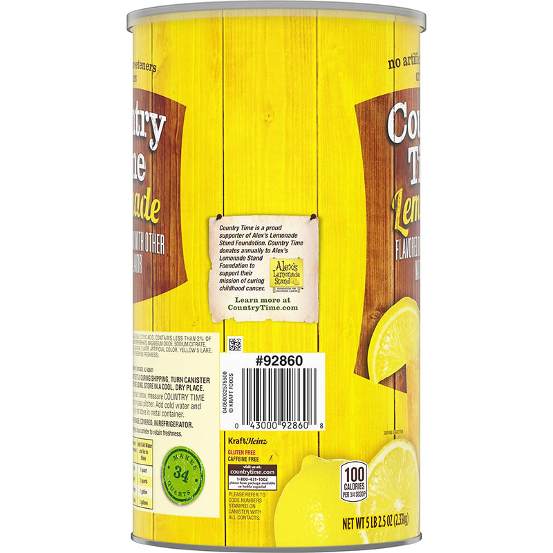 Country Time Lemonade Flavored Drink Mix, 2 pk