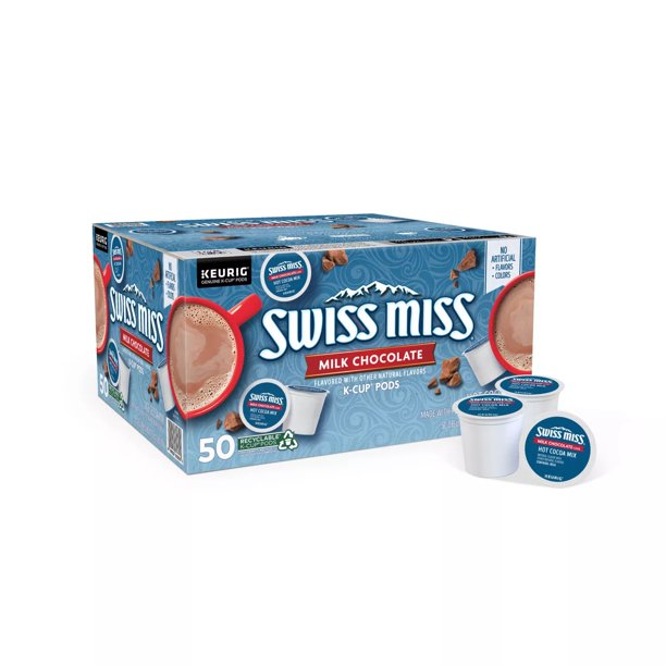 Swiss Miss Cocoa K-Cup Pods, Milk Chocolate (50 ct.)