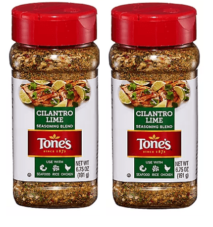 Tone's Cilantro Lime Seasoning (6.75 oz) 2pack