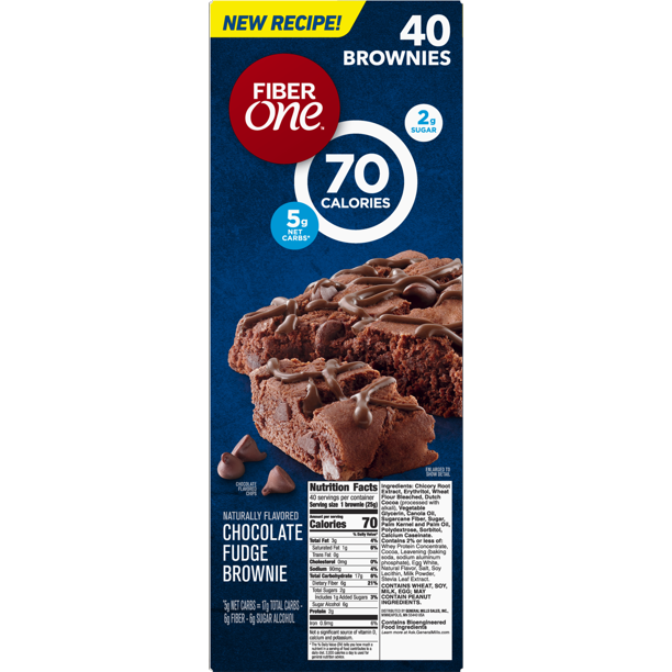 Fiber One Chocolate Fudge Brownies (.89 oz., 40 Pk.)