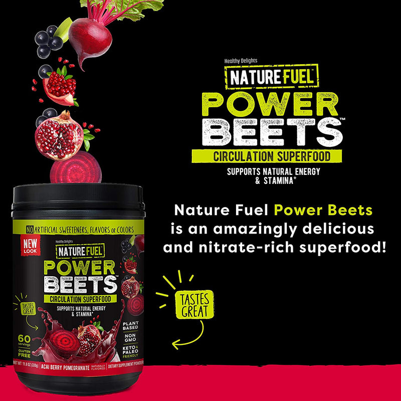 Nature Fuel Power Beets Super Concentrated Circulation, 60 Servings