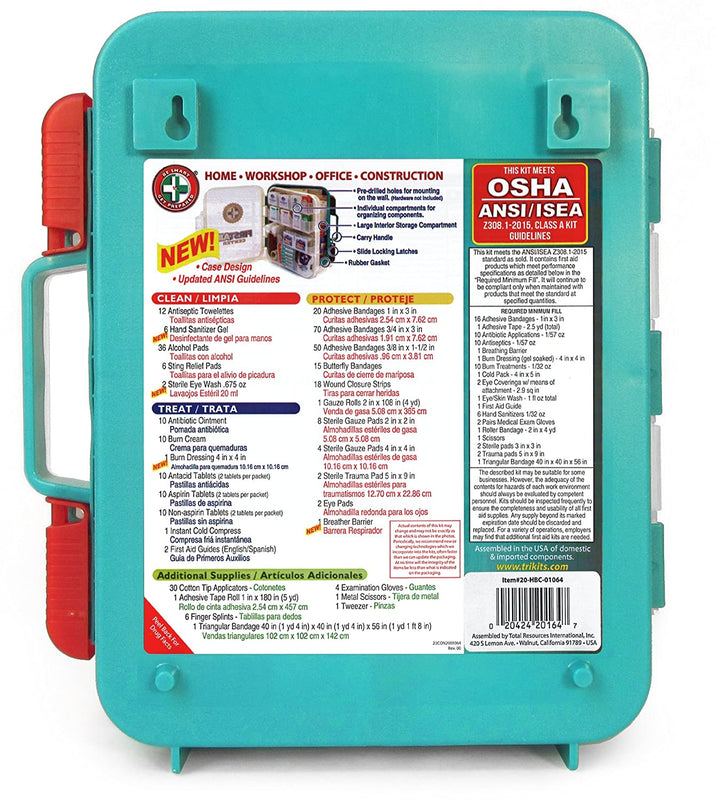 Be Smart Get Prepared, 351 Pieces First Aid Kit