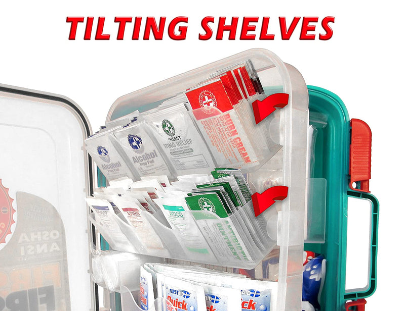 Be Smart Get Prepared, 351 Pieces First Aid Kit