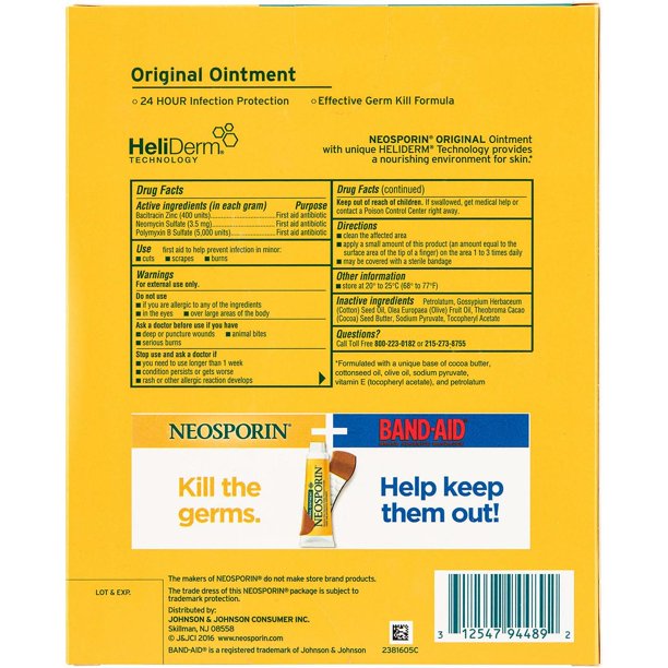 Neosporin Original Ointment (1 oz. tube + .5 oz. tube, 2 pk.)