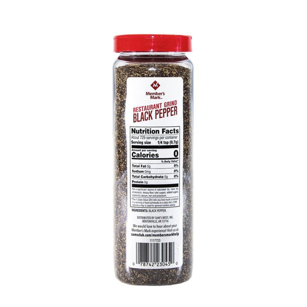 Member's Mark Restaurant Black Pepper (18 oz.)