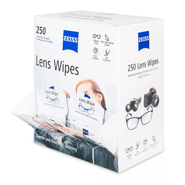 ZEISS Pre-Moistened Eyeglass Lens Cleaning Wipes (250 ct.)