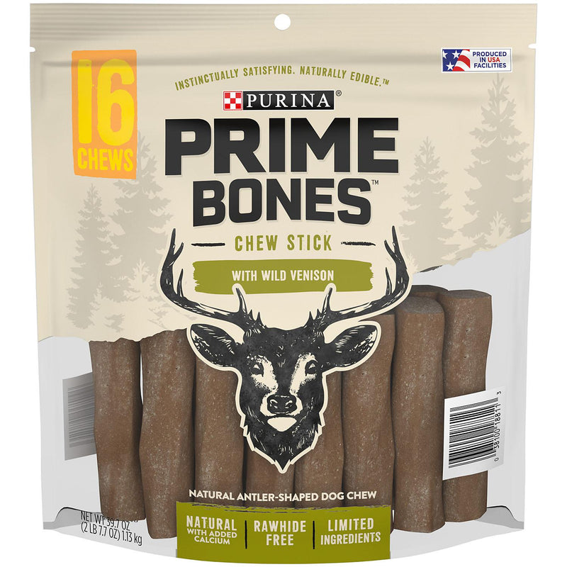 Purina Prime Bones Chew Stick with Wild Venison (16 chews)