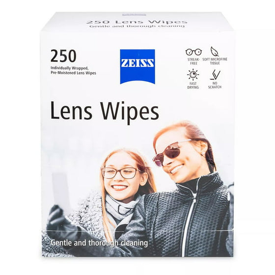 ZEISS Pre-Moistened Eyeglass Lens Cleaning Wipes (250 ct.)