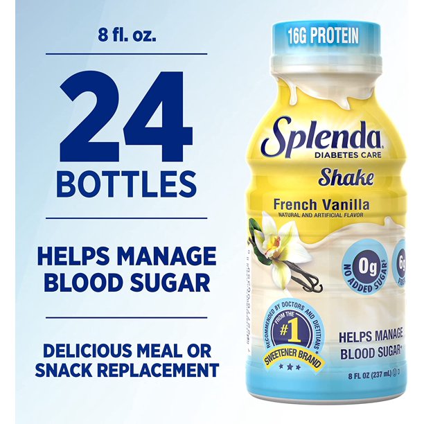 Splenda Diabetes Care Shakes, French Vanilla (8 fl. oz., 24 ct.)
