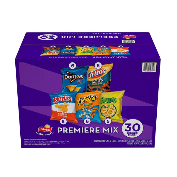 Frito-Lay Premiere Mix Variety Pack Chips (30 pk.)