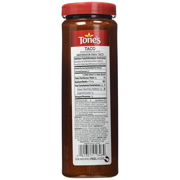 Tone's Taco Seasoning (23 oz.)