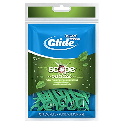 Oral-B Glide Floss Picks, Scope Outlast (75 ct., 2 pk.)