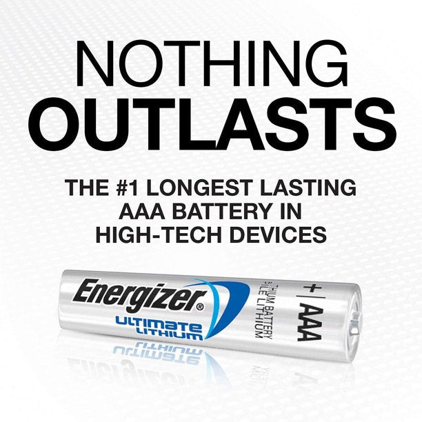 Energizer Ultimate Lithium AAA Batteries (18 Pack)