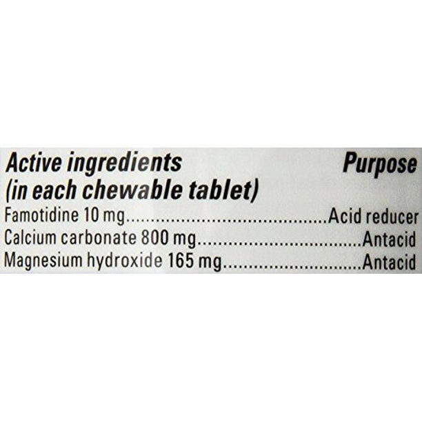 Pepcid Complete Dual Action Acid Reducer Tablets, Berry (100 ct.)