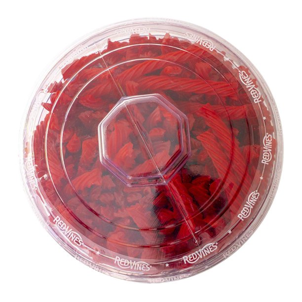 RED VINES Twists Original Red Licorice Bulk Candy Jar (5 lbs.) PACK OF 2