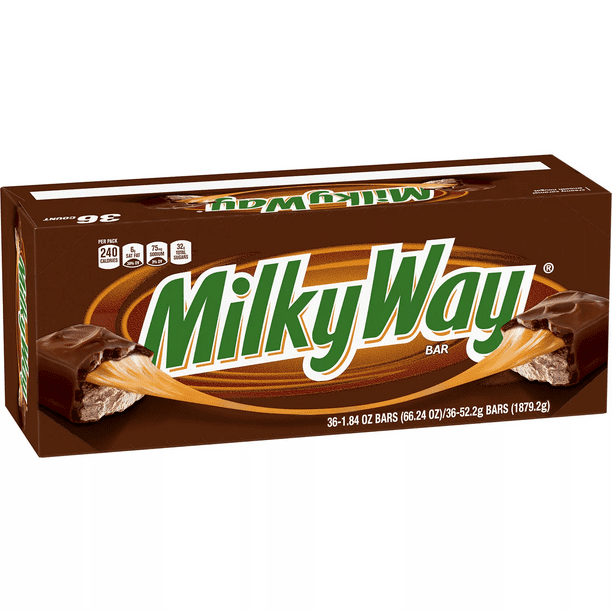 Milky Way Full Size Bulk Chocolate Candy Bars (1.84 oz., 36 ct.)