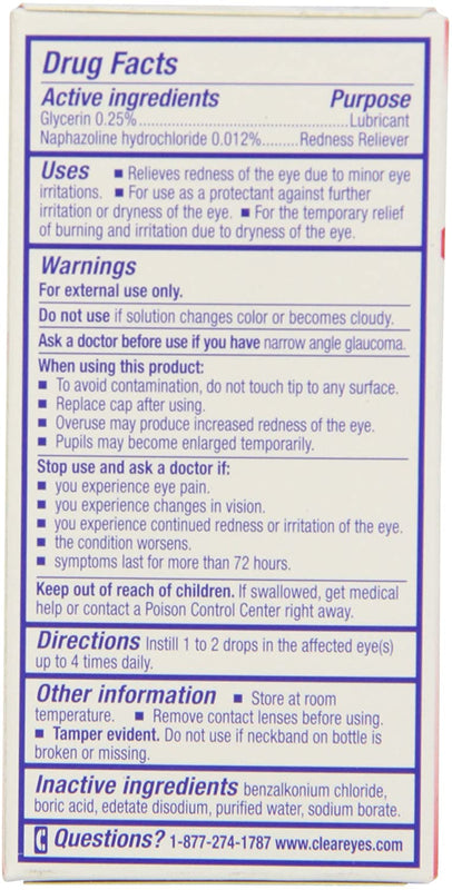 Clear Eyes Eye Drops (0.5 oz., 3 pk.)