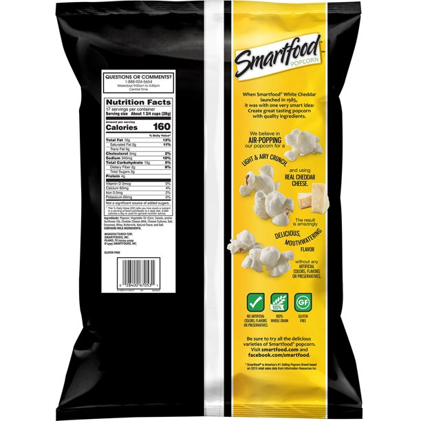 Smartfood White Cheddar Popcorn (17 oz.)