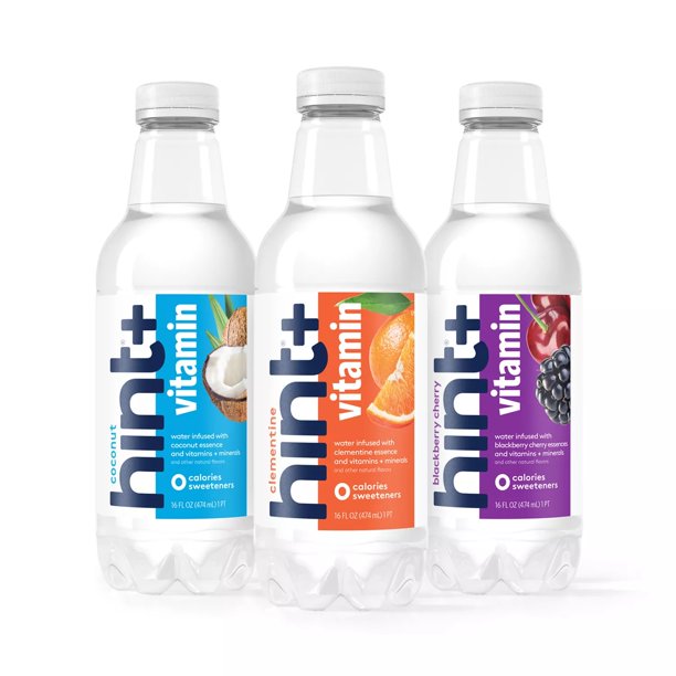 Hint+ Vitamin Flavored Water Variety Pack (16 fl. oz., 12 pk.)