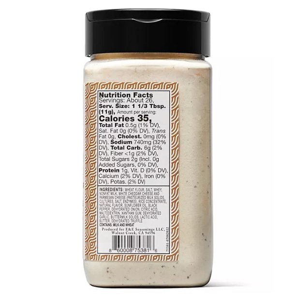 Elizabeth & Eleanor White Cheddar Truffle Mac & Cheese Sauce & Seasoning Mix (10 oz.)