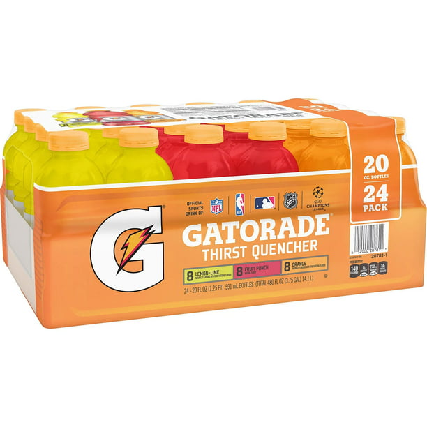 Gatorade Sports Drinks Variety Pack (20 fl. oz., 24 pk.)