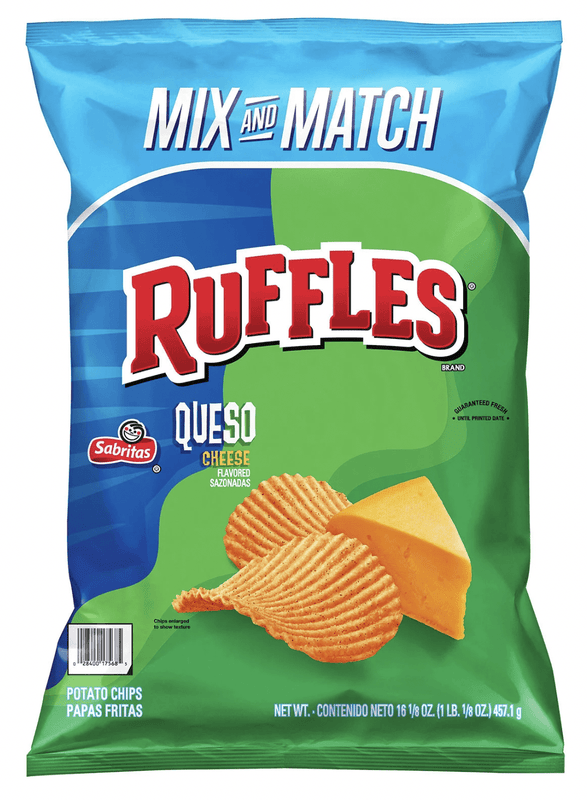 Ruffles Queso Potato Chips (16.125 oz.)